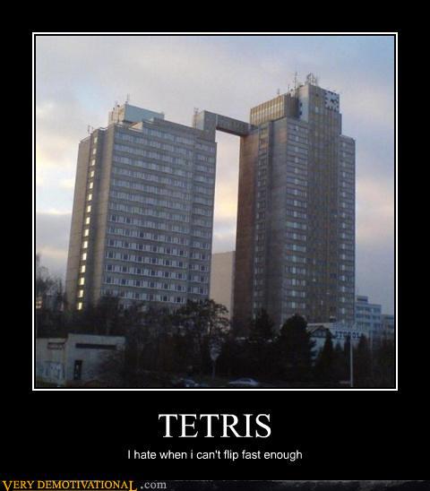 TETRIS : sur le point de perdre