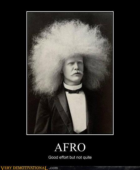 Afro : bien essayé