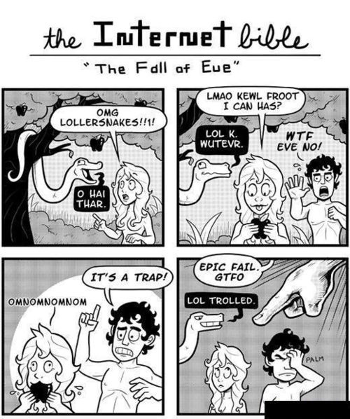 Adam et Eve, version internet