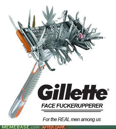 Gillette Face Fuckeripperer