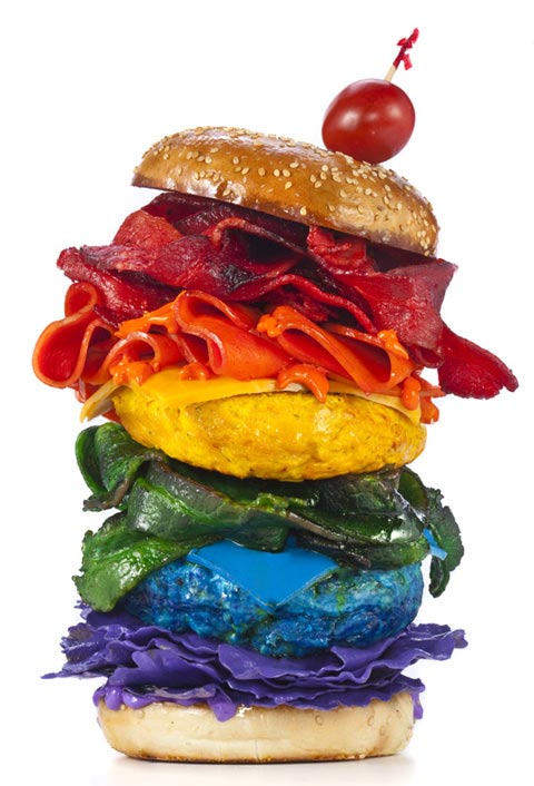 Rainbow Burger