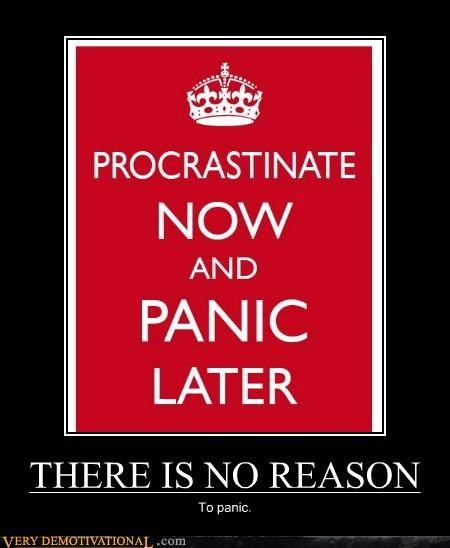 There is no reason to panic