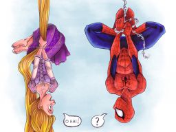 Raiponce vs Spiderman