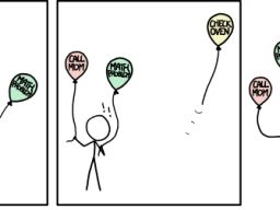 La pensée en ballons